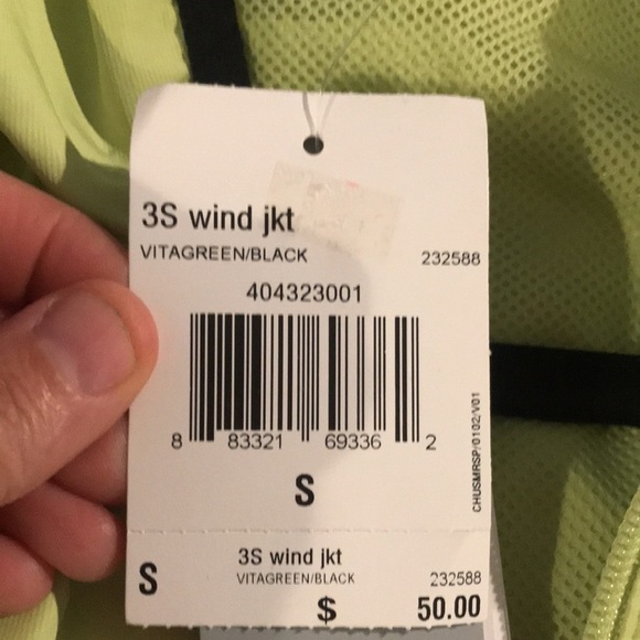 NWT Adidas Green/Black Wind Jacket/ Small - Picture 8 of 12